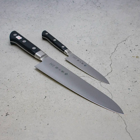 Tojiro 210mm Gyuto & 120mm Petty Knife Set | Essential Japanese Knife Set