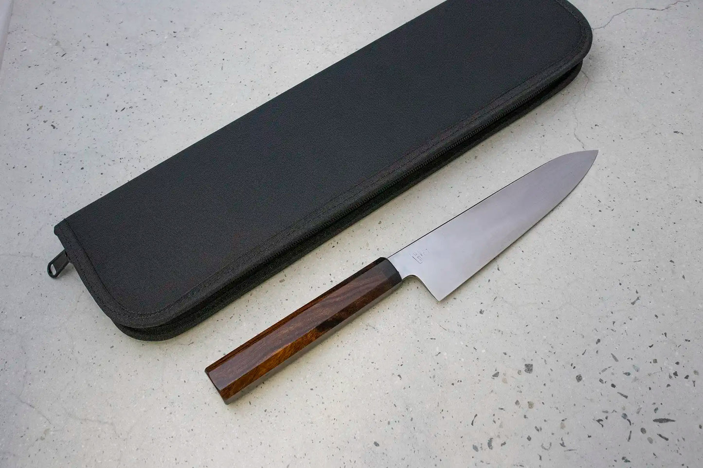 Hunter Valley Blades Gyuto (Chefs Knife) 170mm, Arizona Ironwood and African Blackwoodby Tansu Knives