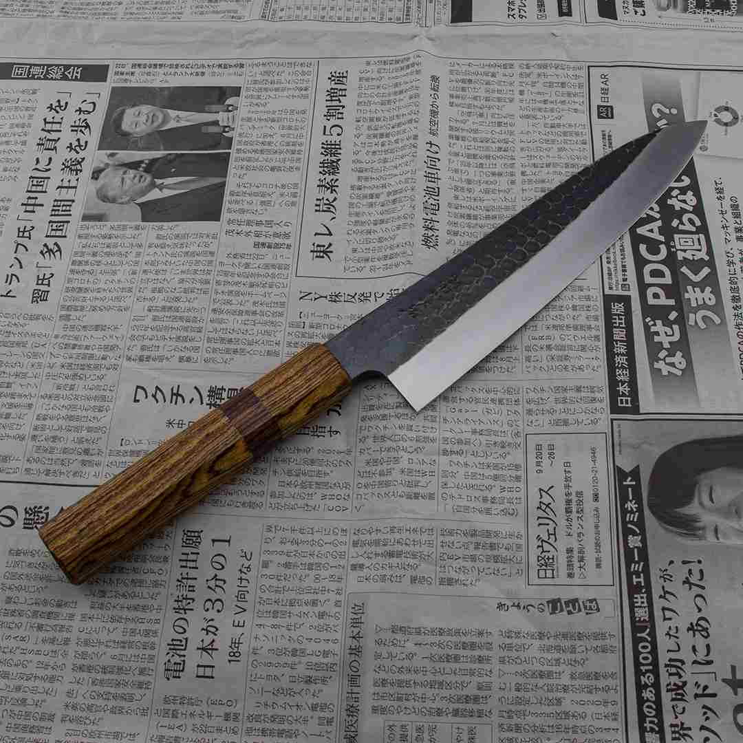 Ohishi x Brook Turner Gyuto (Chefs Knife) Blue Steel #2, 210mm No.2