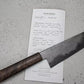 Maher Knives 26C3 Carbon Steel (Spicy White) Walnut Burl handle