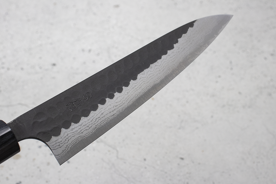 Akifusa Gyuto (Chefs Knife) 160mm, Super Blue Steel, Suminagashi