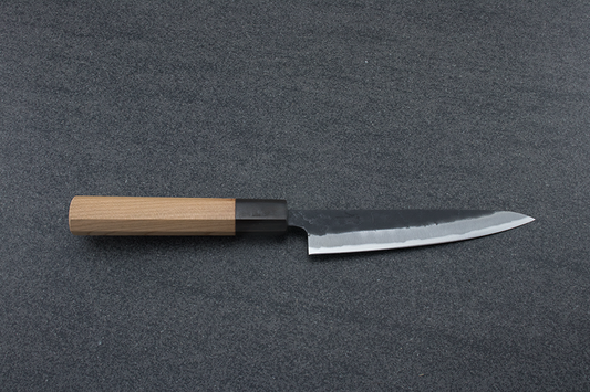 Hitohira Futana Petty (Utility Knife) Kuro, Nashiji, 135mm
