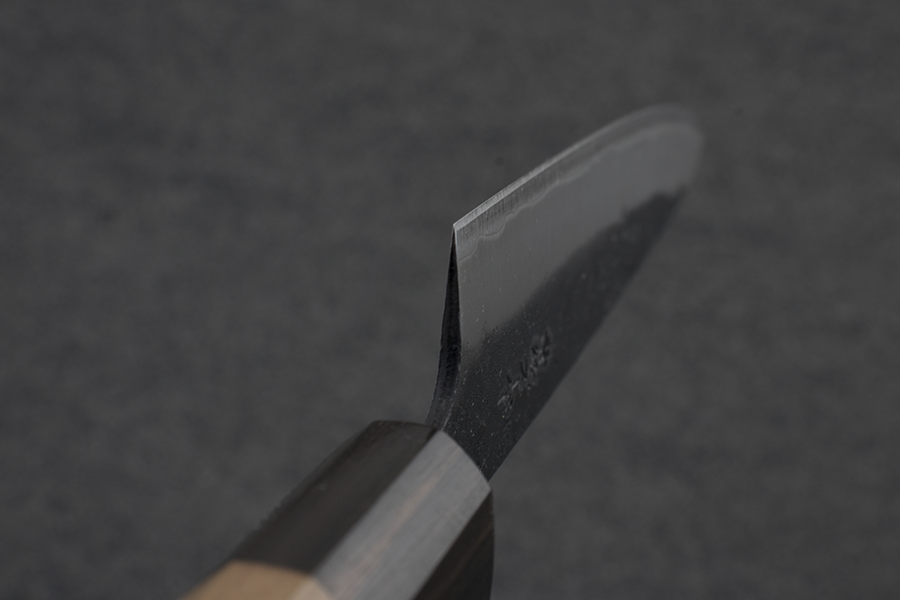 Hitohira Futana Petty (Utility Knife) Kuro, Nashiji, 135mm