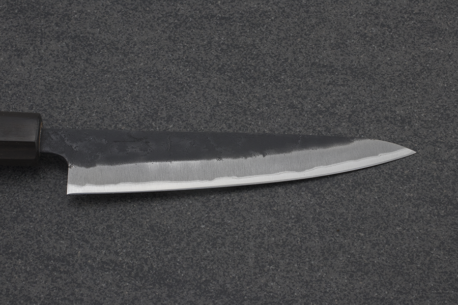 Hitohira Futana Petty (Utility Knife) Kuro, Nashiji, 135mm