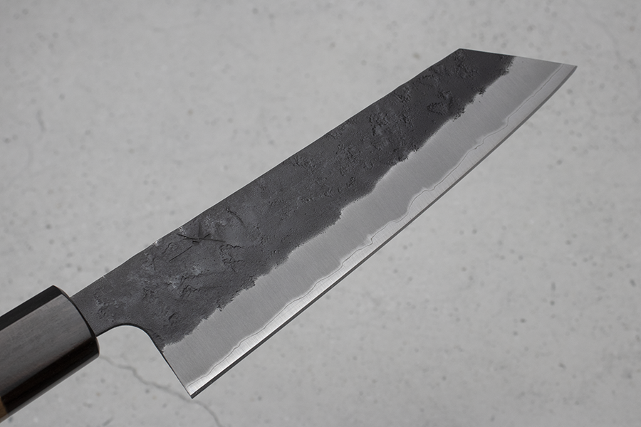 Hitohira Futana Bunka (All purpose Knife) Kuro, Nashiji, 170mm