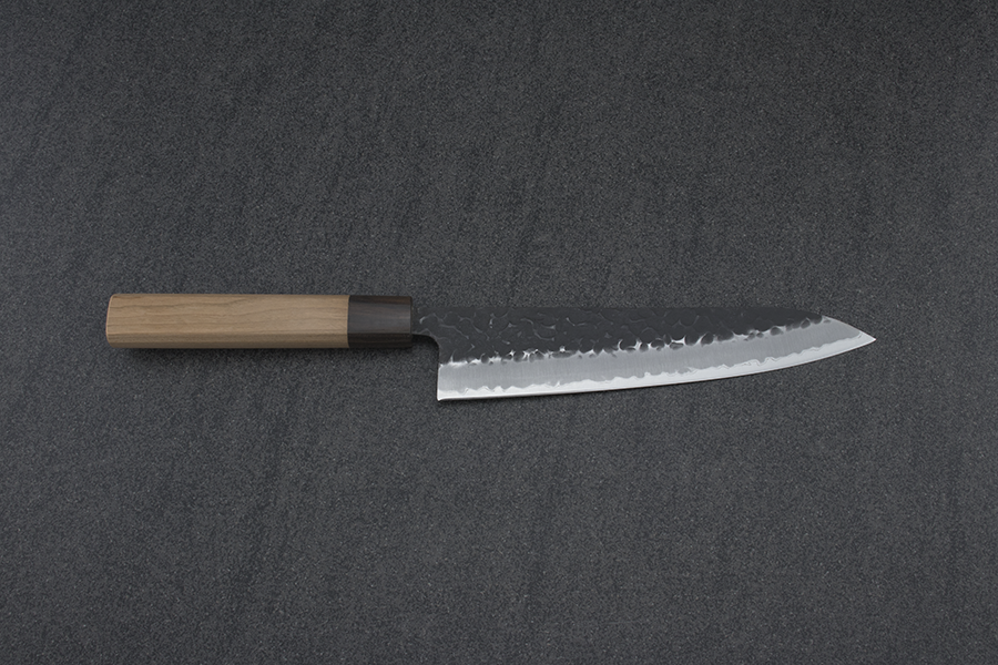 Hitohira Futana Gyuto (Chefs Knife) Kuro, Tsuchime, 210mm