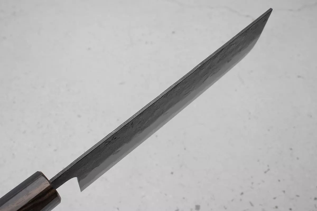 Hitohira Futana Nakiri (Vegetable Knife) Kuro, Nashiji, 165mm: