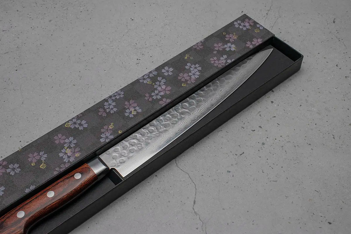 Hitohira HG Damascus, Sujihiki (Carving Knife) 240mm