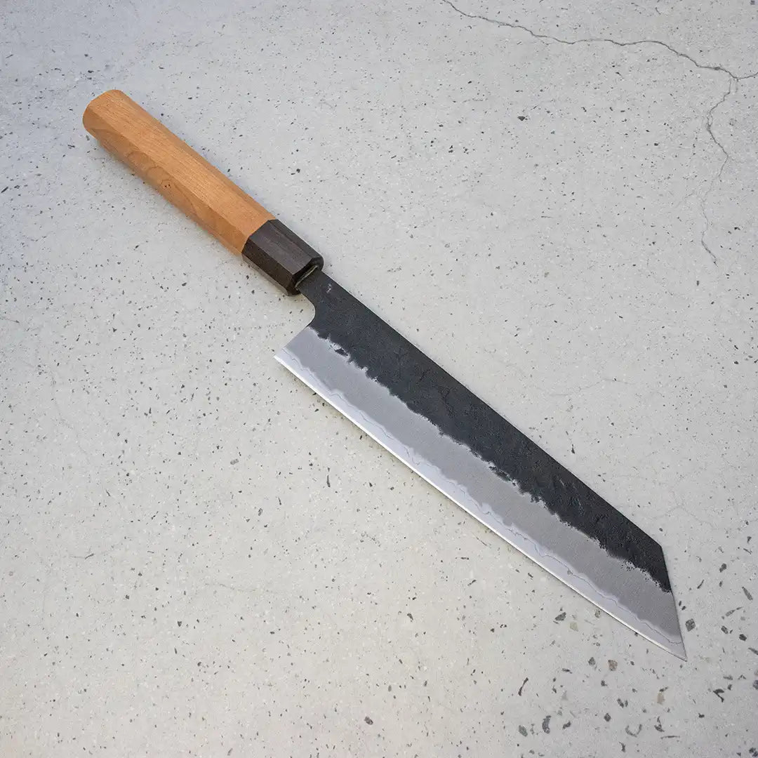 Hitohira Futana Kiritsuke (Gyuto Hybird) Kuro, Nashiji, 210mm