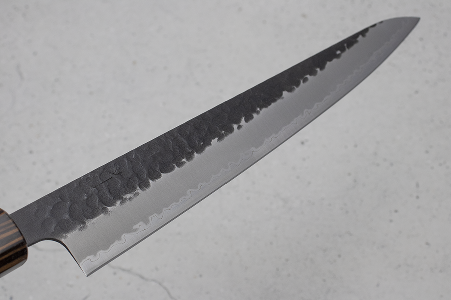 Hitohira Futana Sujihiki (Carving Knife) Kuro, Tsuchime, 240mm