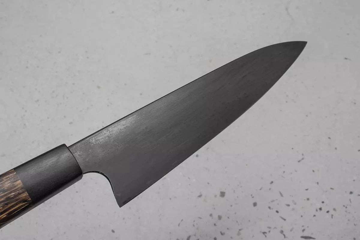 Maher Knives 52100 High Carbon Steel, Black Palm handle