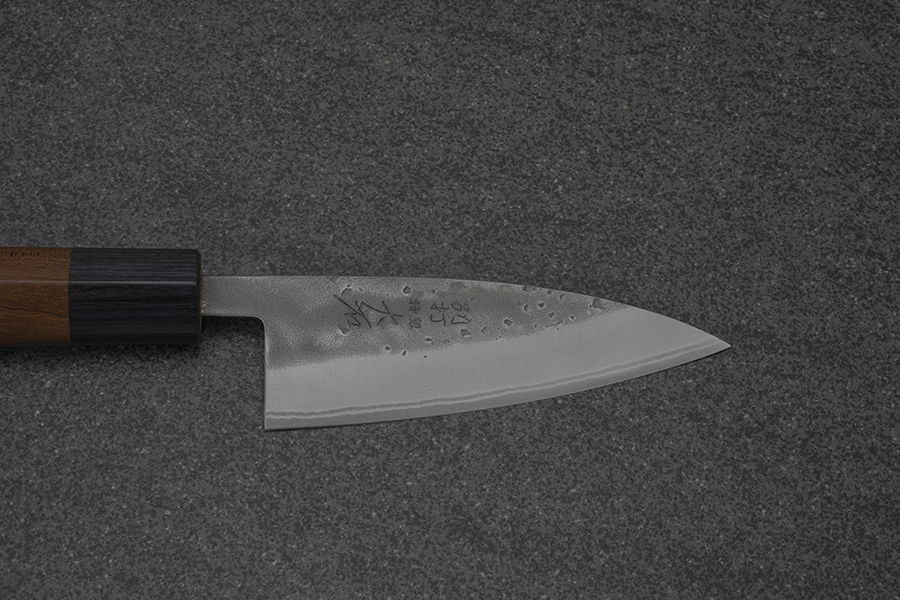 Ohishi Ajikiri (Fish Filleting Knife) Blue Steel #2, Nashiji, 105mm