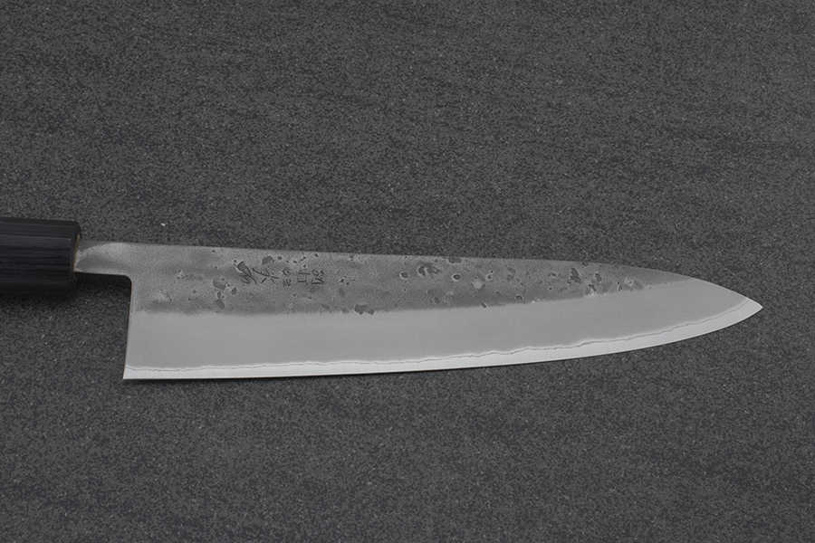 Ohishi Gyuto (Chefs Knife) Blue Steel #2, Nashiji, 210mm