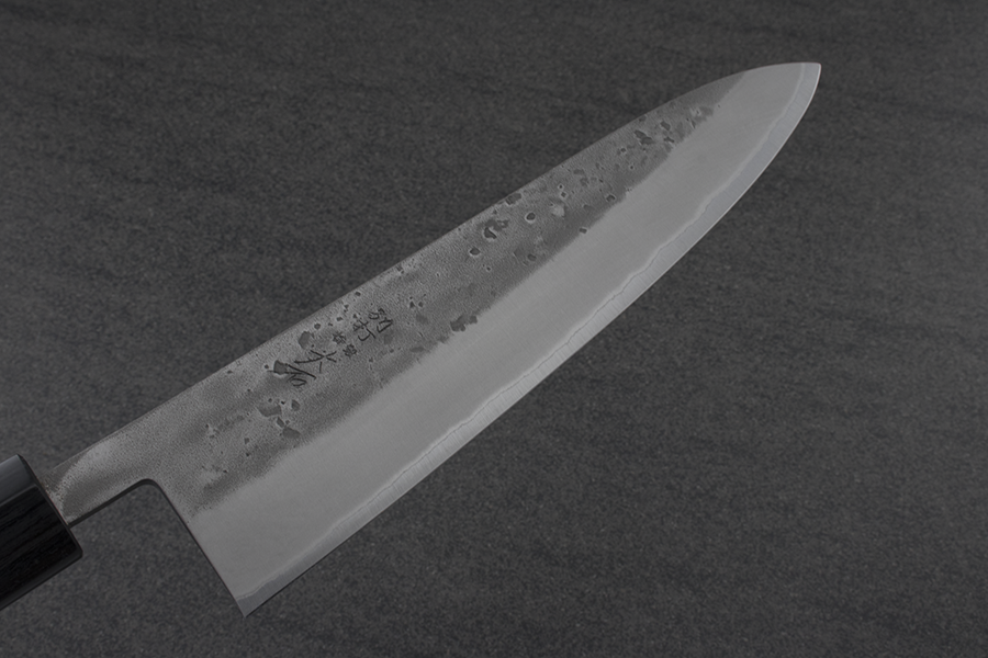 Ohishi Gyuto (Chefs Knife) Blue Steel #2, Nashiji, 210mm