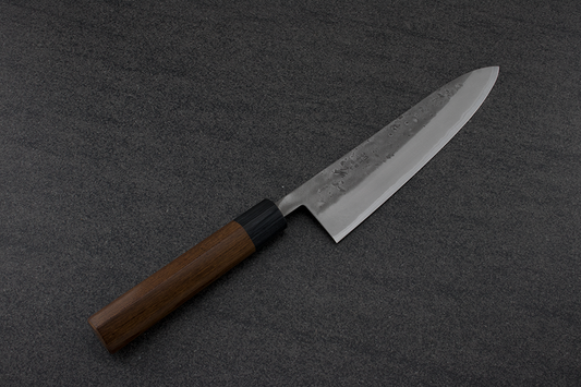 Ohishi Gyuto (Chefs Knife) Blue Steel #2, Nashiji, 210mm