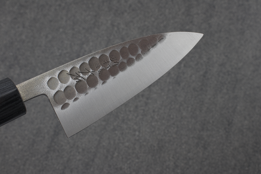 Ohishi Ajikiri (Fish Filleting Knife) Blue Steel #2, Kuro, 105mm