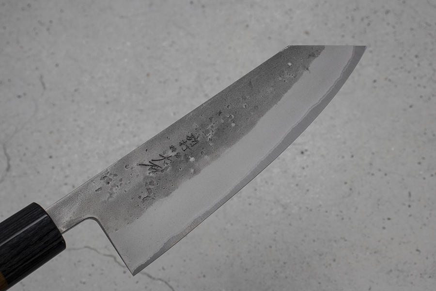 Ohishi Bunka (All purpose Knife) Blue Steel #2, Nashiji, 170mm