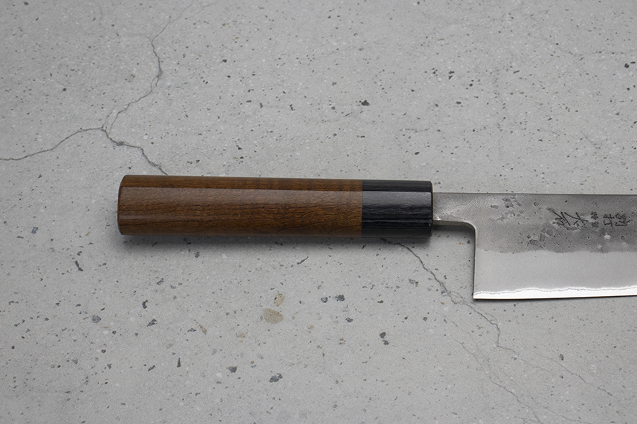 Ohishi Bunka (All purpose Knife) Blue Steel #2, Nashiji, 170mm