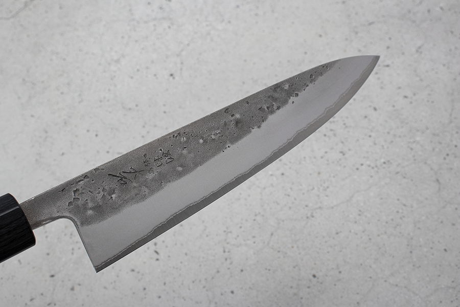 Ohishi Gyuto (Chefs Knife) Blue Steel #2, Nashiji, 180mm