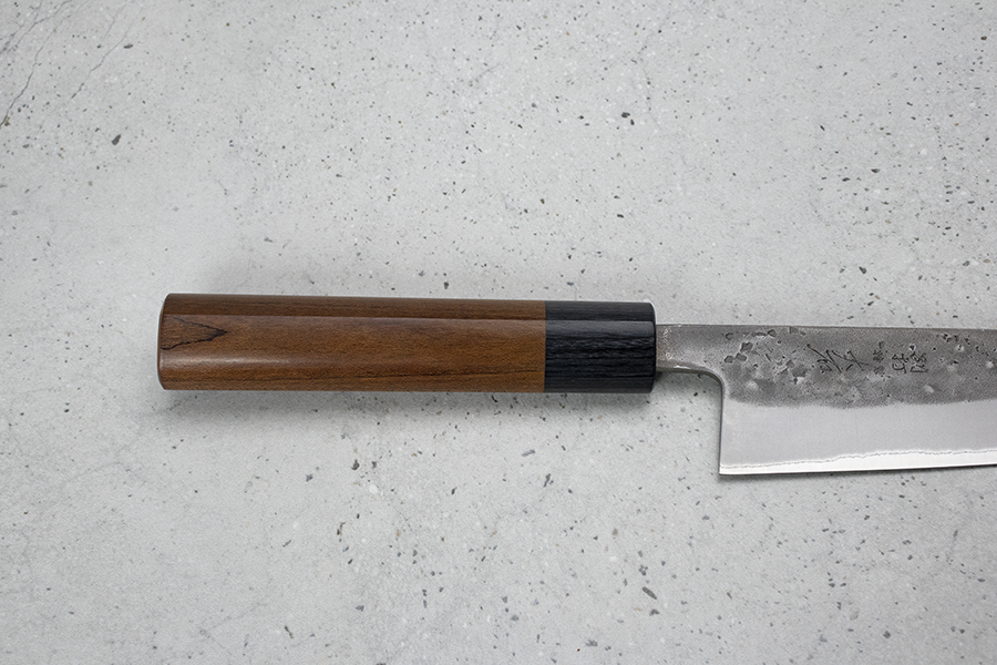 Ohishi Gyuto (Chefs Knife) Blue Steel #2, Nashiji, 180mm