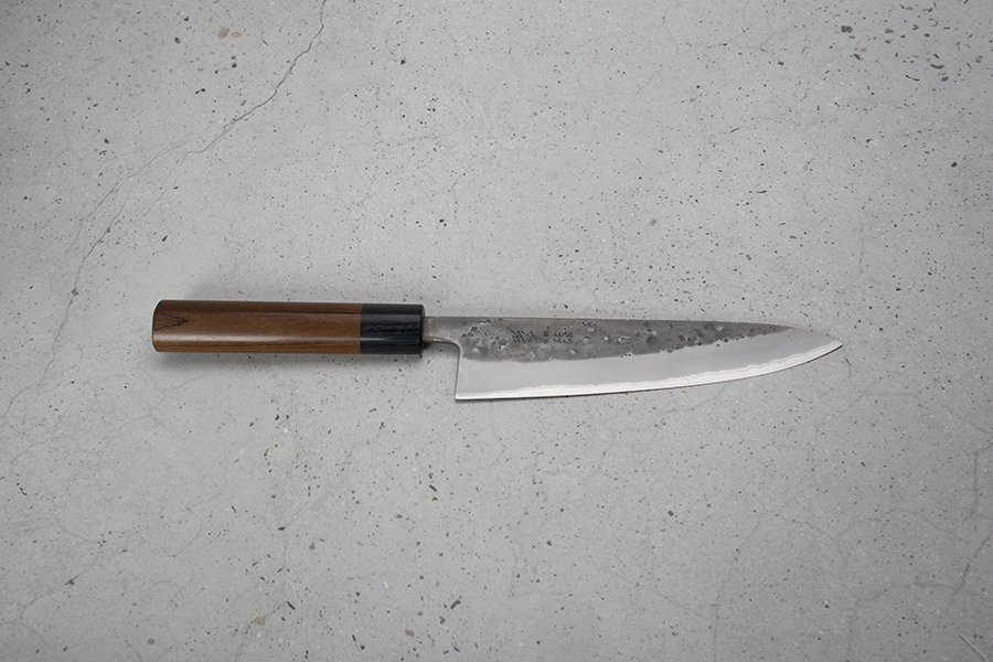 Ohishi Gyuto (Chefs Knife) Blue Steel #2, Nashiji, 180mm