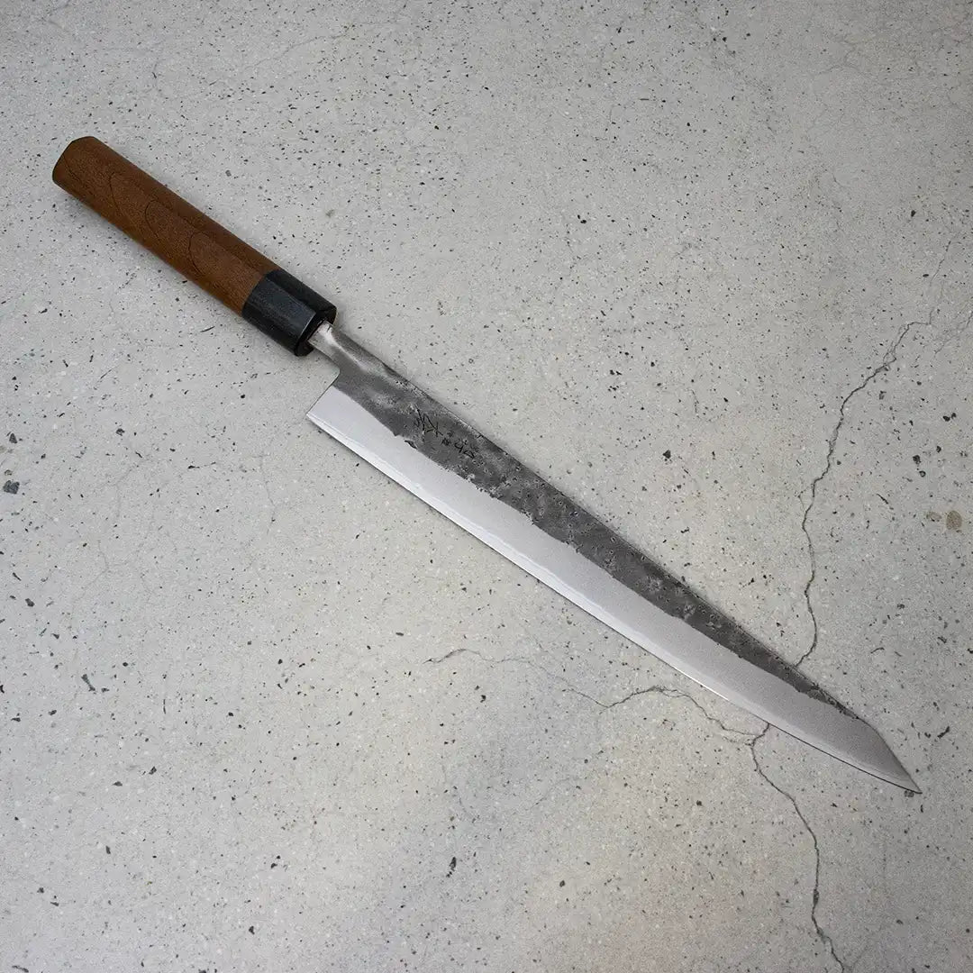 Ohishi Sujihiki (Carving Knife) Blue Steel #2 Nashiji, 270mm