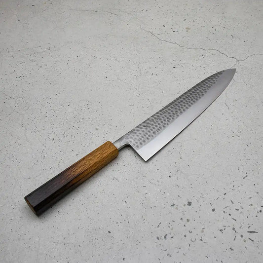 Ohishi knives, Japanese knives, santoku, gyuto, petty, sld steel