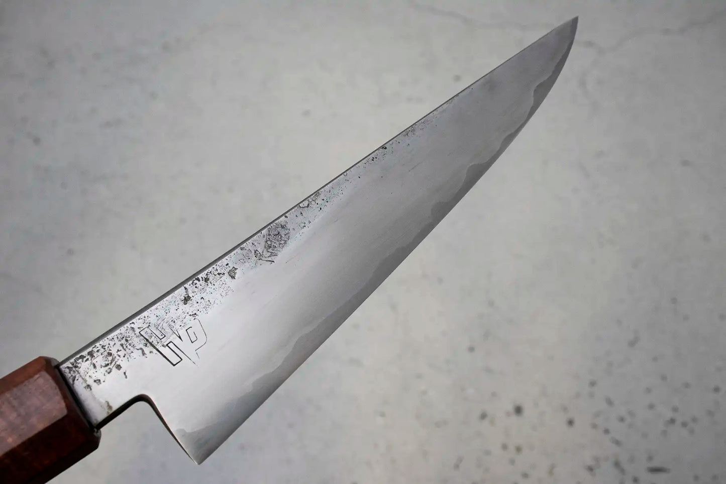 Hunter Valley Blades Honesuki (Boning Knife) 150mm, Curly rosewood handle by Tansu Knives