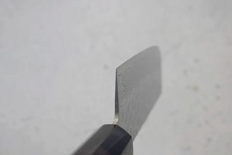 Yoshihiro Damascus Nakiri (Vegetable Knife) 160mm