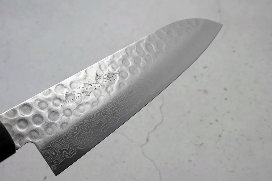 Yoshihiro Damascus Santoku (All purpose Knife) 180mm