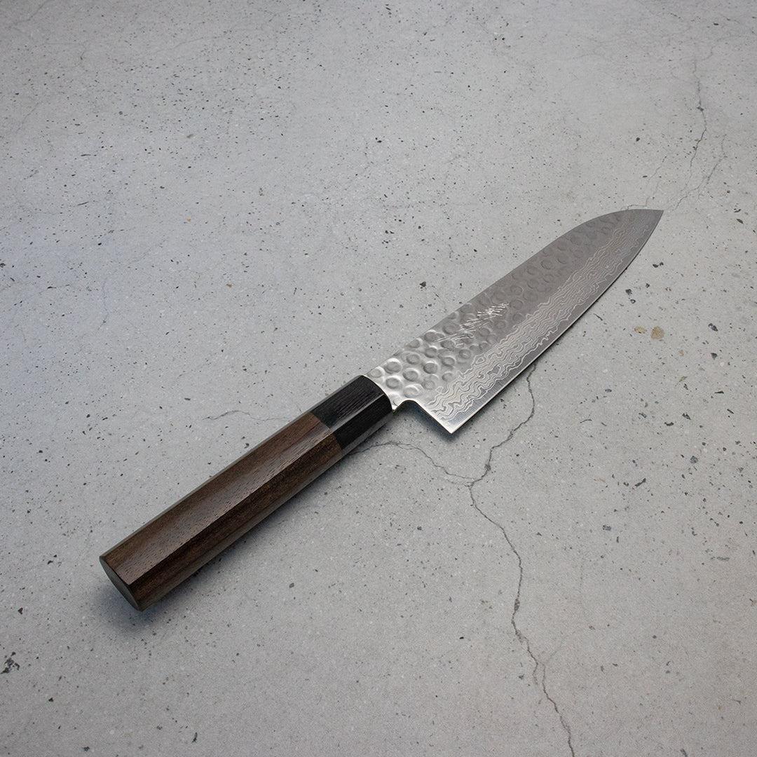 Yoshihiro Damascus Santoku (All purpose Knife) 180mm