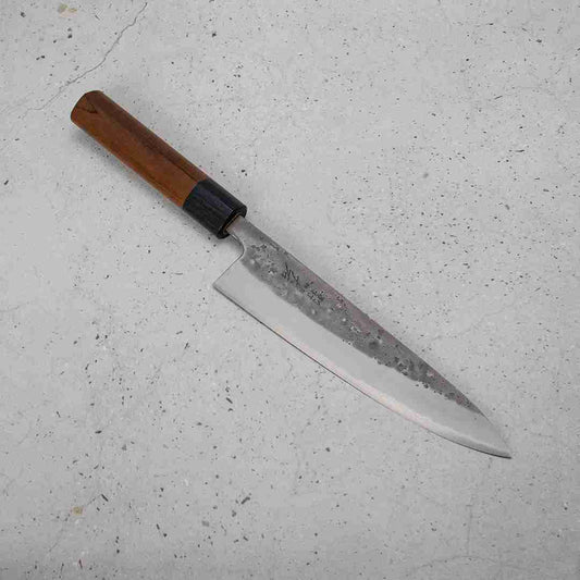 Ohishi Gyuto (Chefs Knife) Blue Steel #2, Nashiji, 180mm