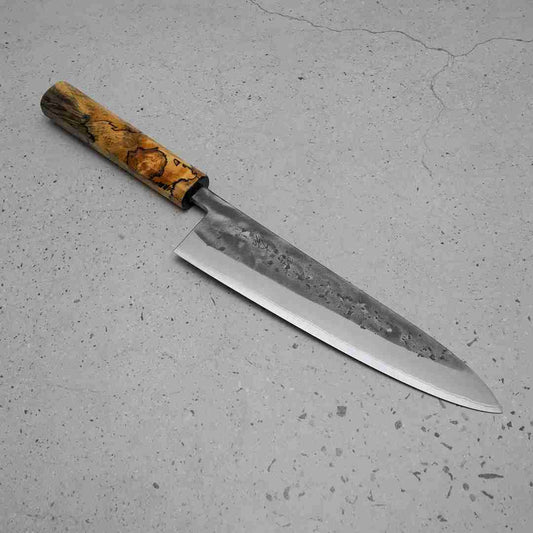 Ohishi x Brook Turner Gyuto (Chefs Knife) Blue Steel #2, 210mm No.6 (2022 batch)